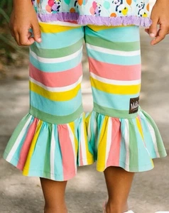 MATILDA JANE Sz 12 Girls lets go together Be With You Cropped Big Ruffles pants - Picture 1 of 7