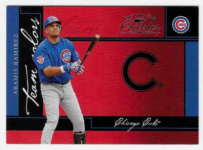2005 Donruss Classics Team Colors #TC-4 Aramis Ramirez /800 Chicago Cubs Insert - Imagem 1 de 3