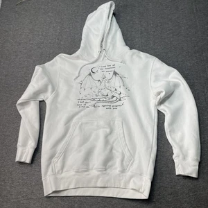 Taylor Swift Hoodie Women Medium White Speak Now Pocket Trendy Casual - Picture 1 of 10