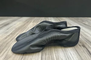 Bloch Pulse Jazz Shoes Black Slip-On Leather Dance Shoes Women’s 7.5 Medium NEW - Picture 1 of 11