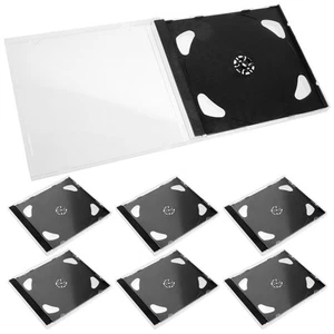 6 Pcs Plastik -CD -Scheibebox Disc-Organizer CD-Aufbewahrungshalter - Photo 1/12