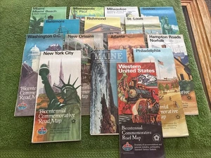 VTG LOT 15 Amoco American Revolution Bicentennial Service Maps - Picture 1 of 10