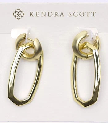 Kendra Scott W1240 Womens Danielle Link Drop Earrings In Mixed Metal - Image 1 of 3