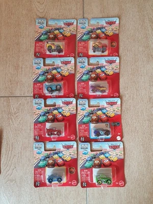 MACCHINE DISNEY PIXAR CARS MINI RACERS RACER METAL - Immagine 1 di 4