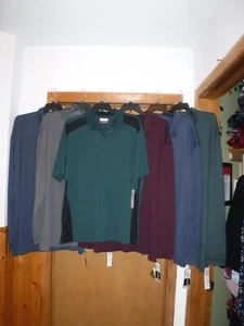 Big & Tall Long Sleeve Men's Polo's Grand Slam,4XB,3XB,2XB,3XLT,Some Colors NWT - Picture 1 of 50