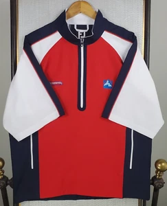 FOOTJOY x WICKSTROM AUTO Size Medium Hydroknit 1/2 Zip Pullover Jacket Mens - Picture 1 of 20