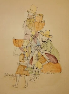 Marbeth Dunn Haitian Art Haiti Painting - Picture 1 of 10