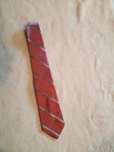 Yves Saint Laurant Pink Striped Tie. GOB - Picture 1 of 4