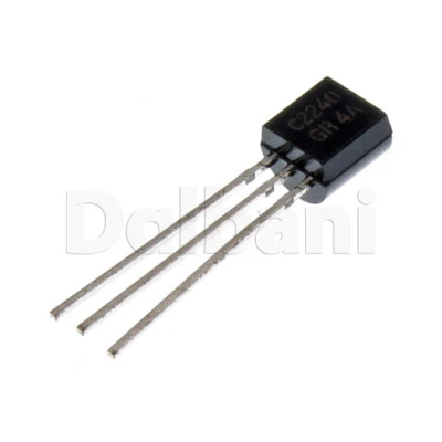 5pcs 2SC2240-GR New Toshiba 100mA 120V NPN Si SMALL SIGNAL TRANSISTOR - Image 1 of 3