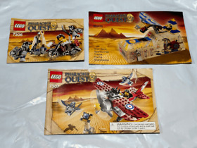 Lego Pharaoh's Quest Manuals Only 7306 & 853175 & 7307 Very Good