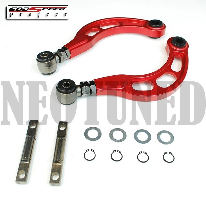 GSP Gen2 2pc Rear Camber Control Arm Civic 06-13 FG1 FG2 FA1 FA5 FG4 FB6 FB4 Red
