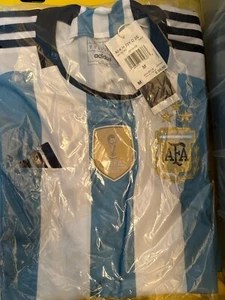 AUTHENTIC 100% NEW ADIDAS ARGENTINA WORLD CUP WINNERS HOME JERSEY | SIZE MEDIUM - Picture 1 of 11