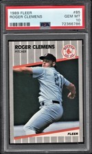 1989 FLEER #85 ROGER CLEMENS PSA 10 GEM MINT RED SOX NEW SLAB 6/6/23!