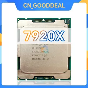 Intel Core i9-7920X SR3NG 2.9GHz 12Cores 24Threads 16.5MB 140W LGA2066 X299 CPU - Picture 1 of 1