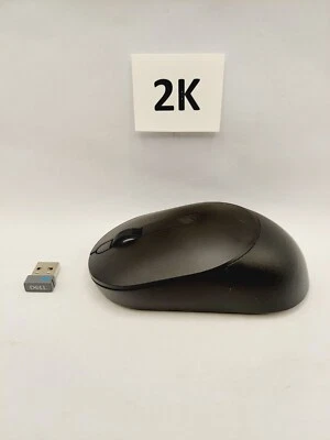 Dell MS3121WT Black Wireless Mouse With Receiver- - Image 1 of 4