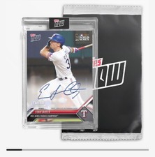 2023 Topps NOW World Series Evan Carter #WS3-A On Card Auto #d/99 Or Less Sealed