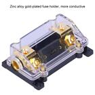 1 In 1 Out Inline ANL Fuse Holder w/ 100Amp Fuse 0/2/4 AWG Gauge for Car