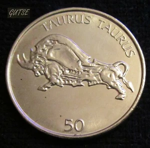 ESLOVENIA, 50 TOLARJEV 2003, TORO, SIN CIRCULAR. - Imagen 1 de 2