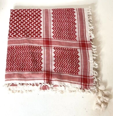 Vintage Red And White Turkish Towel, Beach Towel, Throw, Blanket 50”x 48” - Image 1 of 4
