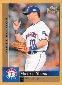 MICHAEL YOUNG TEXAS RANGERS #283 - UPPER DECK FIRST EDITION NM-MT 2009 - Picture 1 of 2