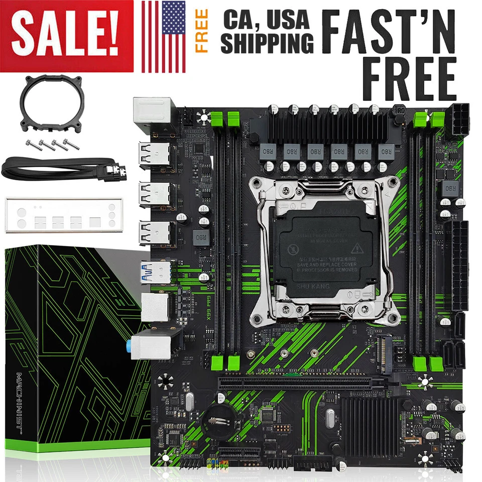 Machinist X99 PR9 LGA 2011-3 DDR4 Intel Xeon E5 V3 V4 MicroATX Motherboard