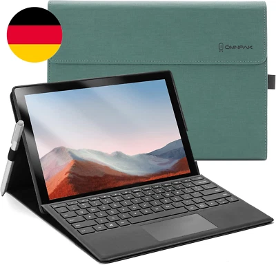 Omnpak Hülle Für Microsoft Surface Pro 7+/ 7/6 /5/4, Anpassbarer Betrachtungswin