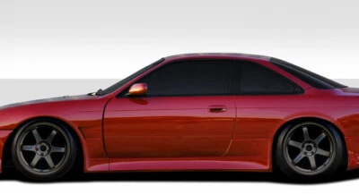 For 1995-1998 240SX S14 Duraflex V-Speed Wide Body Side Skirt Rocker Panels (+35 Foto 1 de 4
