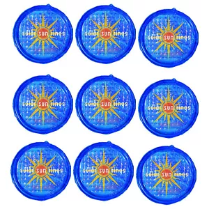 Solar Sun Rings UV Resistant Pool & Spa Heater Circular Solar Cover (9 Pack) - Picture 1 of 10