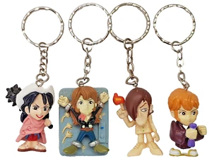 Lupin III "Serie di 4 Figure: Fujiko Mine, Goemon con P.chiavi" cm. 4 NO MARCA - Imagen 1 de 2