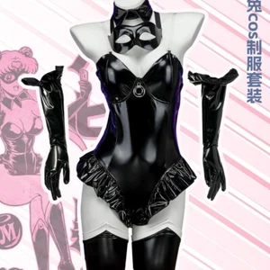 Juegos con disfraces Tsukino Usagi Sexy Conejito Niña Mono Body Halloween Uniforme Trajes - Imagen 1 de 12