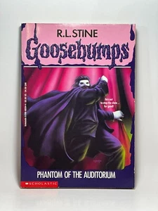 8th Print #24 Phantom of the Auditorium Goosebumps Book R.L. Stine Vintage Book - Imagen 1 de 18