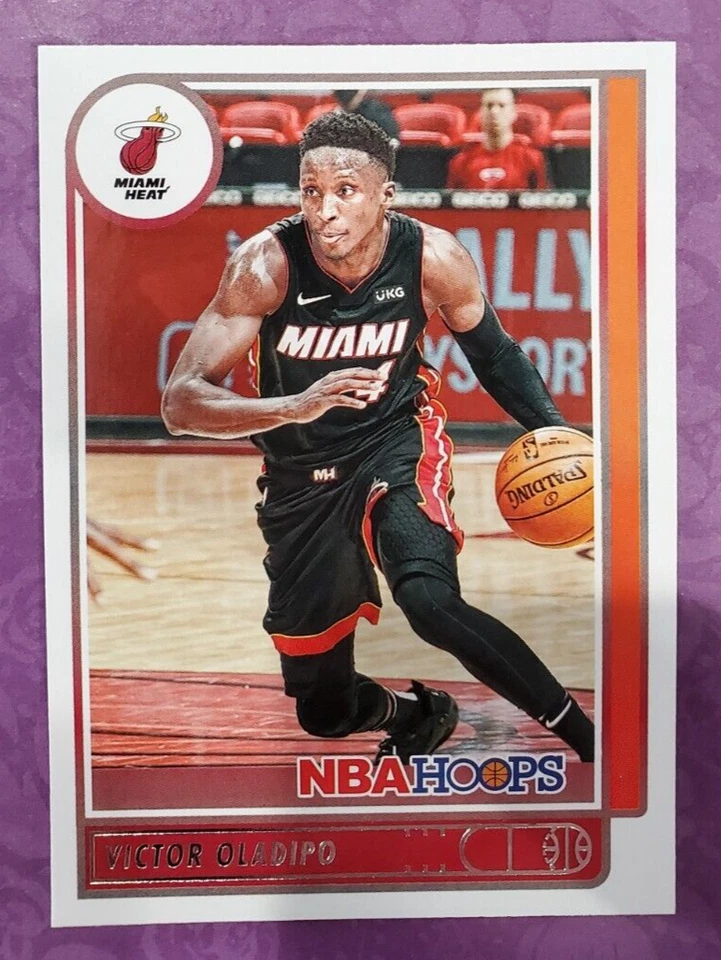 2021-22 Panini NBA Hoops #70 Victor Oladipo Miami Heat Basketball Card - PC Qual - Image 1 of 2