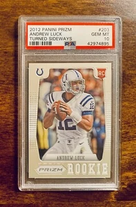 2012 Panini Prizm Football Andrew Luck RC Rookie PSA 10 #203 Colts - Bild 1 von 1