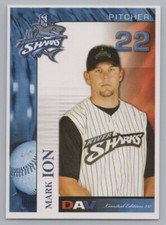 Mark Ion 2007 DAV Camden Riversharks Atlantic League Baseball Card