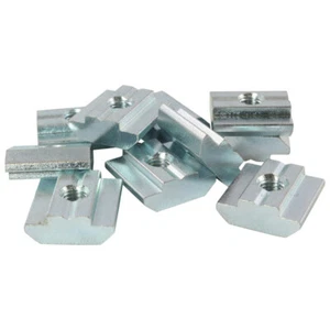 100x ranura de piedra de ranura 8 - tipo B - con puente, pesado, acero galvanizado - Imagen 1 de 13