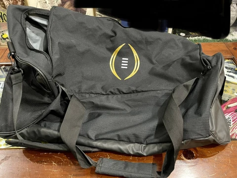 Michigan Wolverines Nike Playoffs Duffel bag￼  Orange Bowl - Team Issued Cover