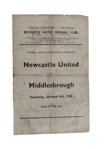 1945 Newcastle United v Middlesbrough 6th January League Cup Qualifying Match - Picture 1 of 15