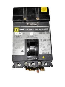 Square D FA36045 I-Line Circuit Breaker 45A 600V 3P - Picture 1 of 6