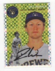 2023 Topps Chrome Platinum X-Fractor RC Joey Wiemer Milwaukee Brewers #6 - Bild 1 von 1