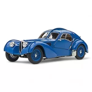 Modellino auto in scala 1/43 pressofuso Bugatti Type 57SC Atlantic Blue AutoArt - Foto 1 di 12