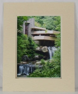 Fallingwater Photographic Print,  Double Matted, 16" x 20" - Picture 1 of 1