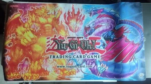 YuGiOh Official Play mat Infernal Flame Emperor Ocean Dragon Lord Neo Daedalus - Picture 1 of 1