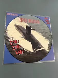 Bruce Dickinson – Dive! Dive! Live! 12" PICTURE Vinyl 1990 1st U.K Press NM/NM - Picture 1 of 3
