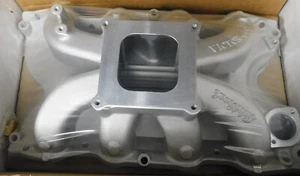 Admisión Victor Edelbrock 2966 Ford 429/460, plano único, 4150 Flg, cabezales Std/CJ - Imagen 1 de 3