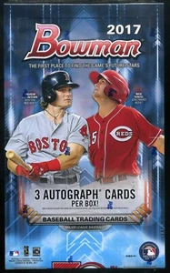 2017 Bowman Baseball Jumbo (HTA) UNOPENED FACTORY SEALED Box 3 Autos From Taiwan - Picture 1 of 4