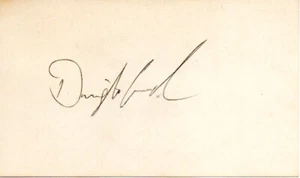 DWIGHT GOODEN HANDSIGNIERTE 3x5 KARTEIKARTE - Bild 1 von 1