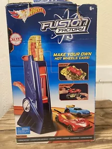 Hot Wheels Fusion Factory Car Maker HotWheels Make Your Own Opened Box Mattel - Picture 1 of 24