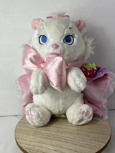 Disney Babies Marie Aristocats Baby Plush Blanket Pouch Blankie 10" Pink Bow Toy - Picture 1 of 18