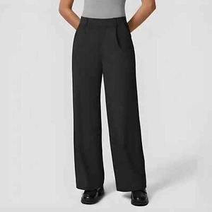 Halara High Waisted Straight Leg Casual Pants Black XL - Picture 1 of 4