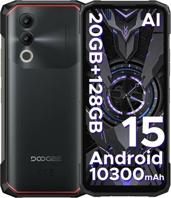 Rugged Smartphone 2025, 20GB+128GB/2TB Telefono Indistruttibile Android 15, 1030 - Immagine 1 di 4
